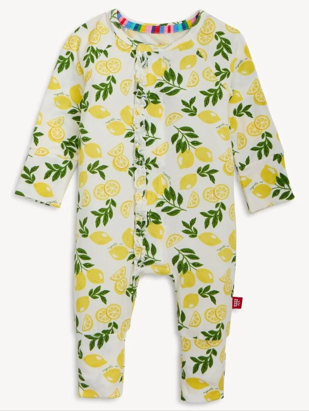 Magnetic Me Lemon Print Convertible Coverall